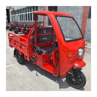 1980mmホイールベース 電気三輪車 閉ざされたキャビンと6葉スプリングの後ろ懸垂